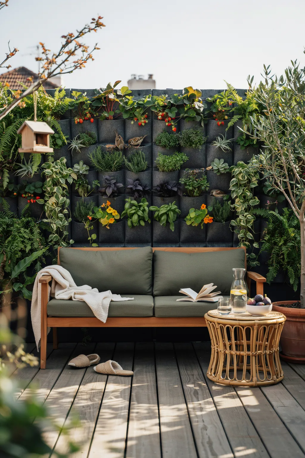 Living Wall with Planters