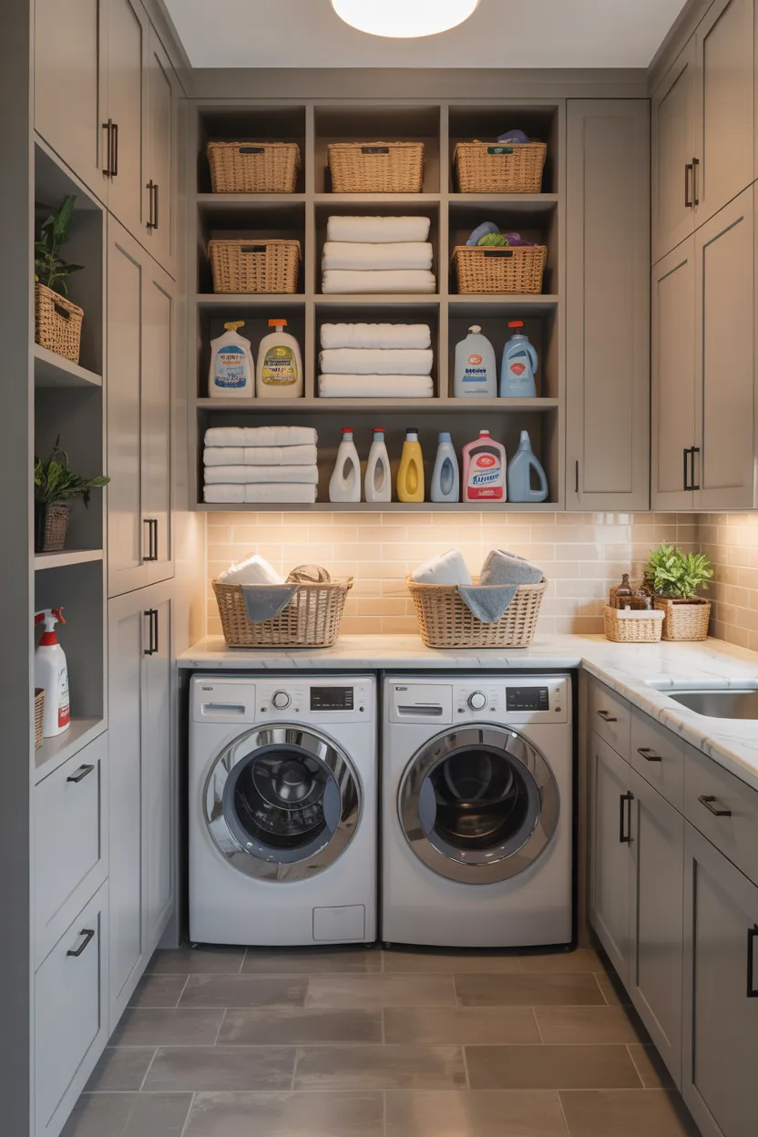 Maximize Vertical Space with Tall Cabinets