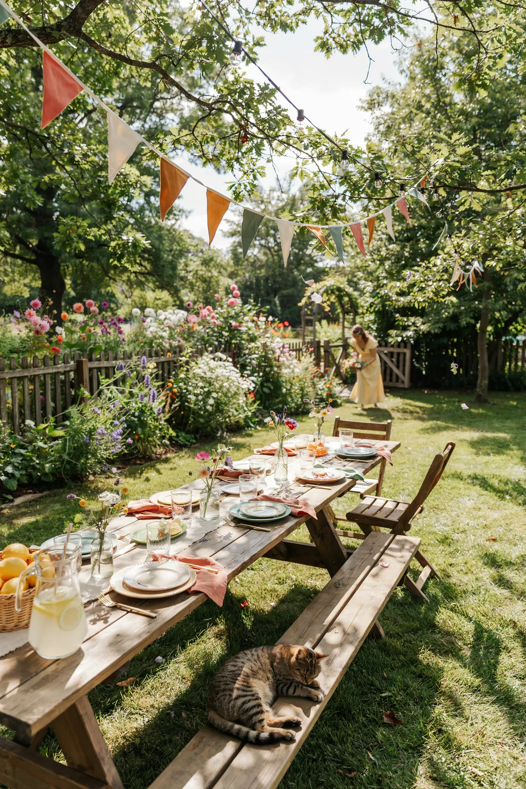 Outdoor Waterproof Bunting for Garden Parties