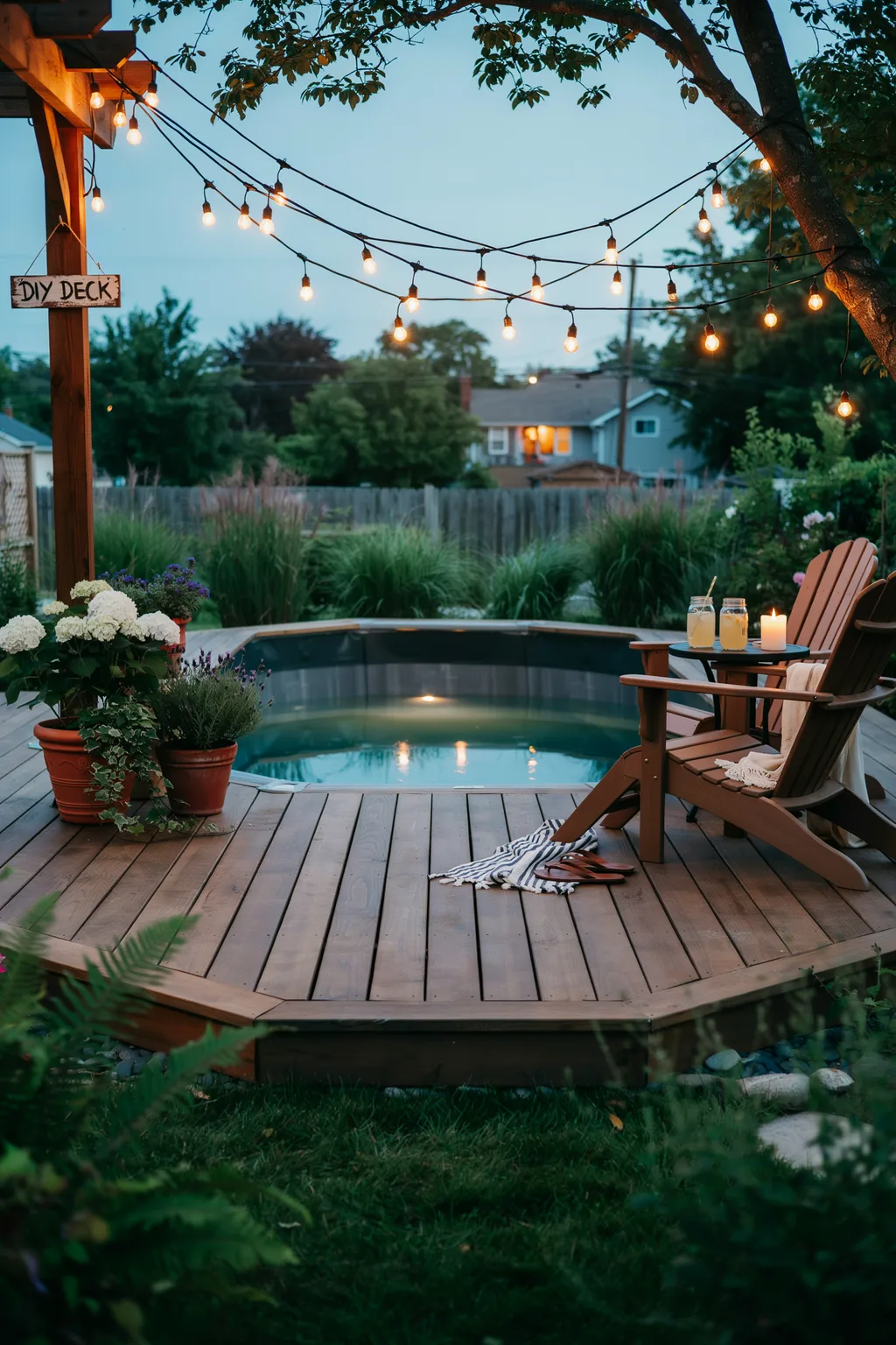 Pallet Wood Deck on a Budget
