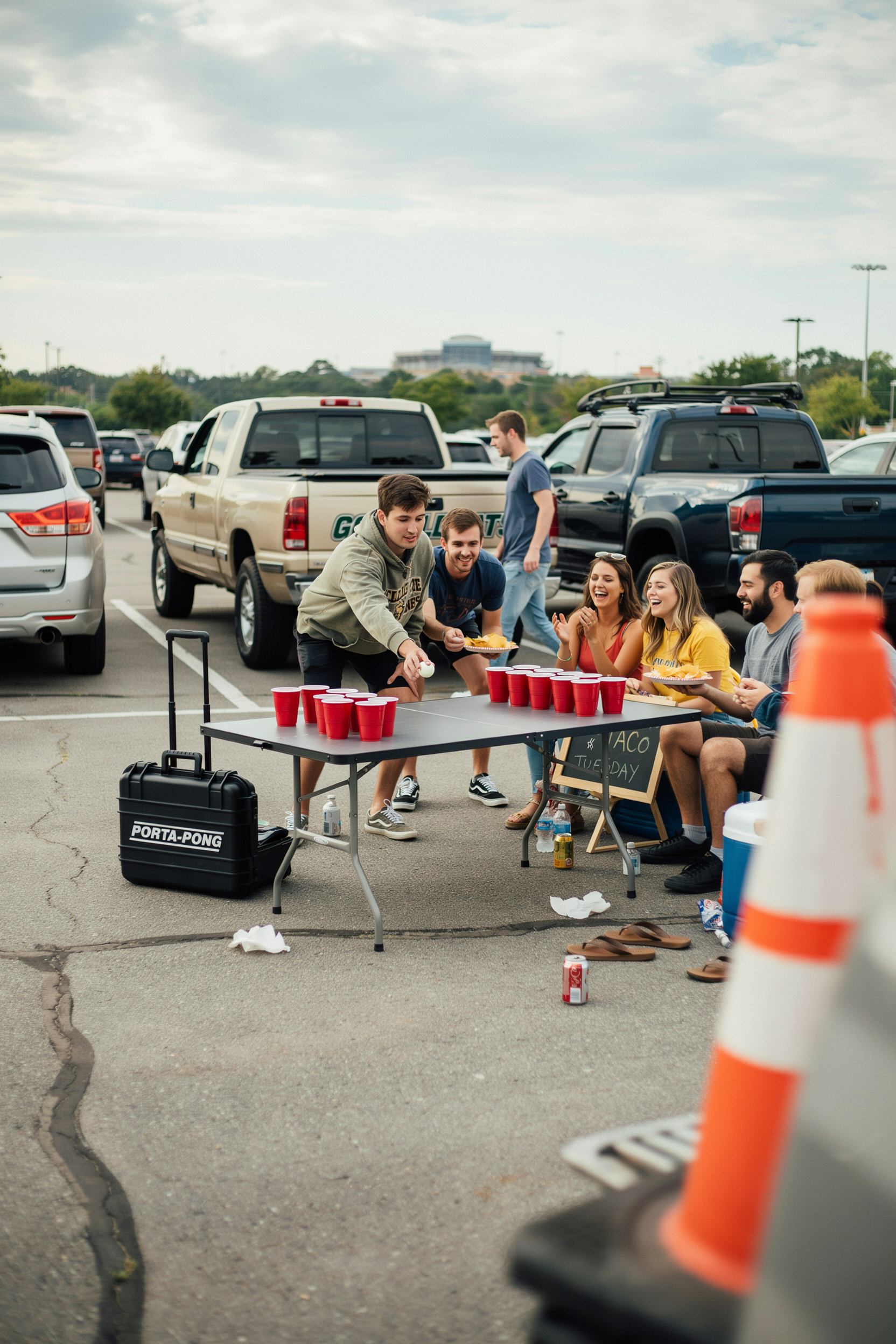 Portable Folding Table with Carrying Case