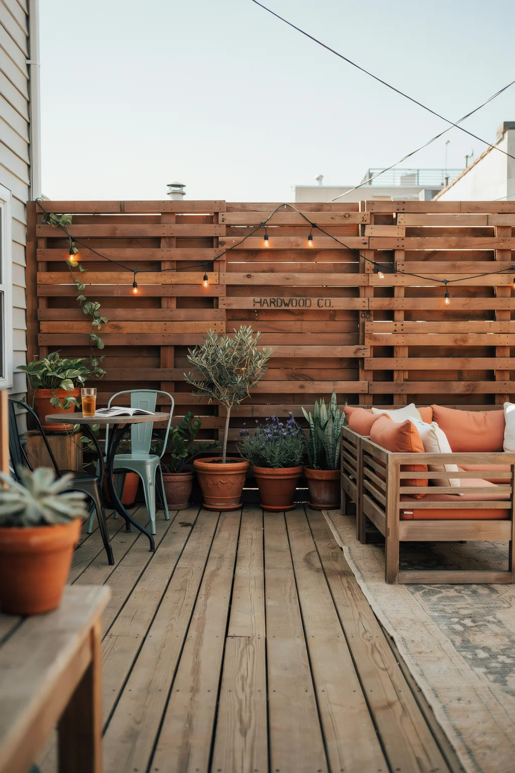 Reclaimed Pallet Wall
