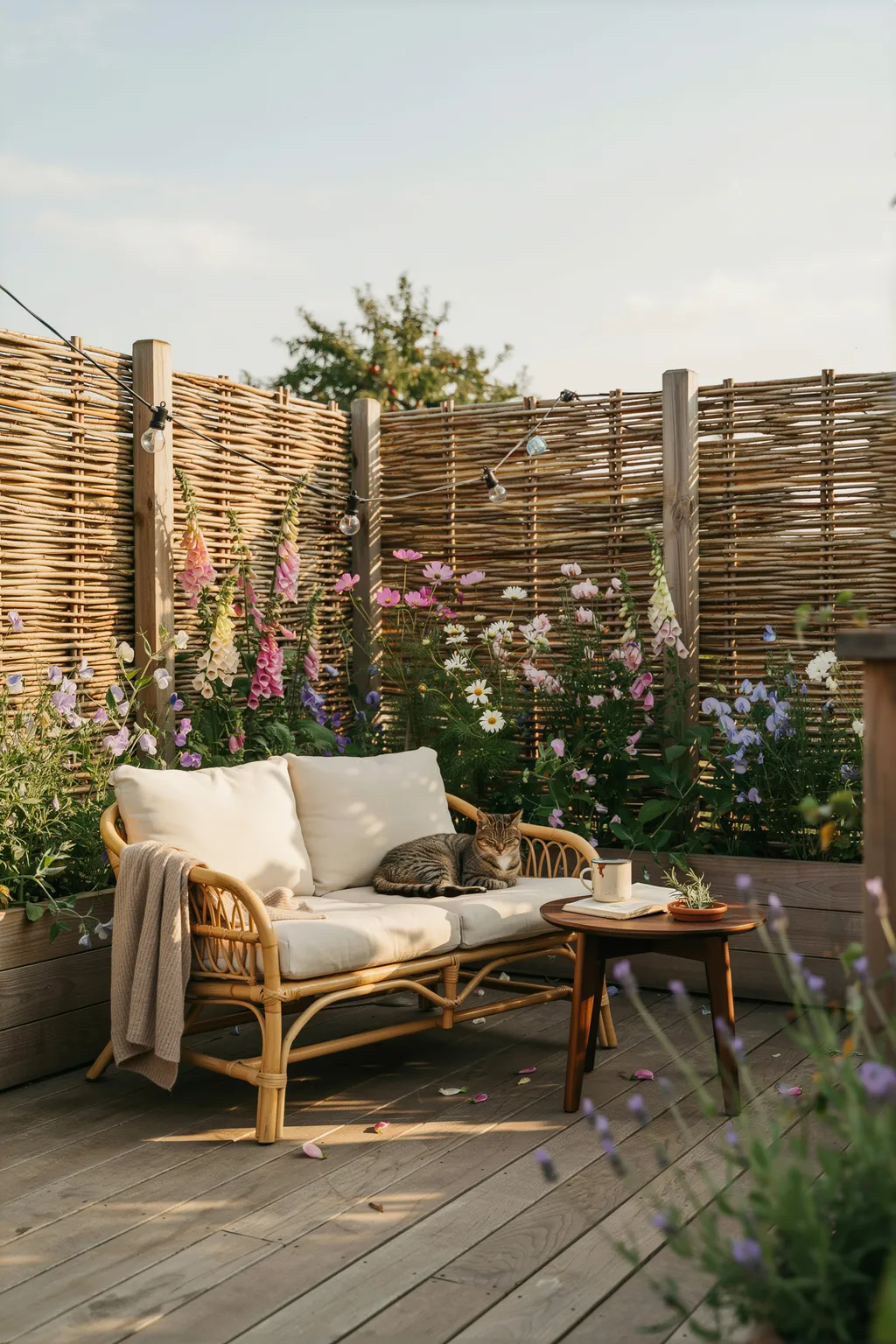 Reed or Willow Fence Rolls