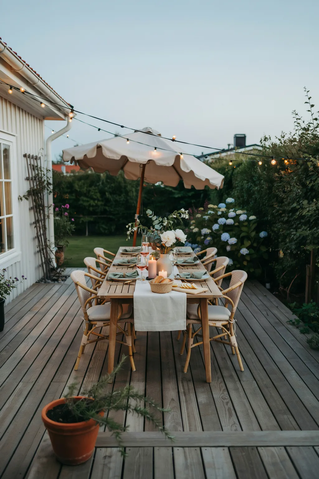 Set Up Outdoor Dining with Intention