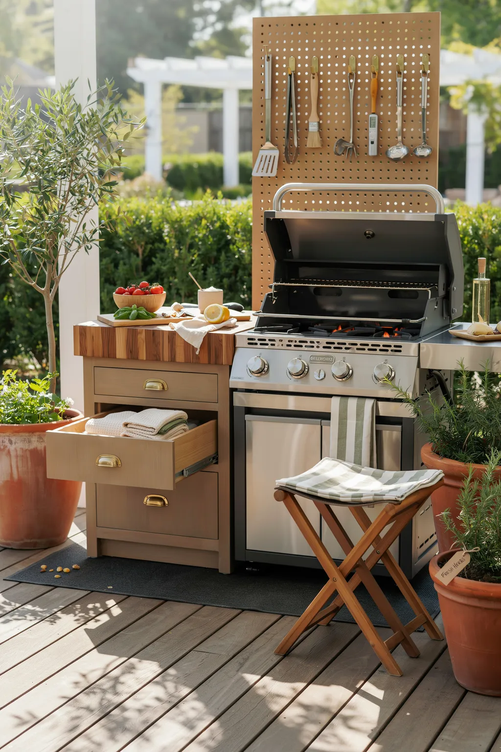Style a Dedicated Grill Zone
