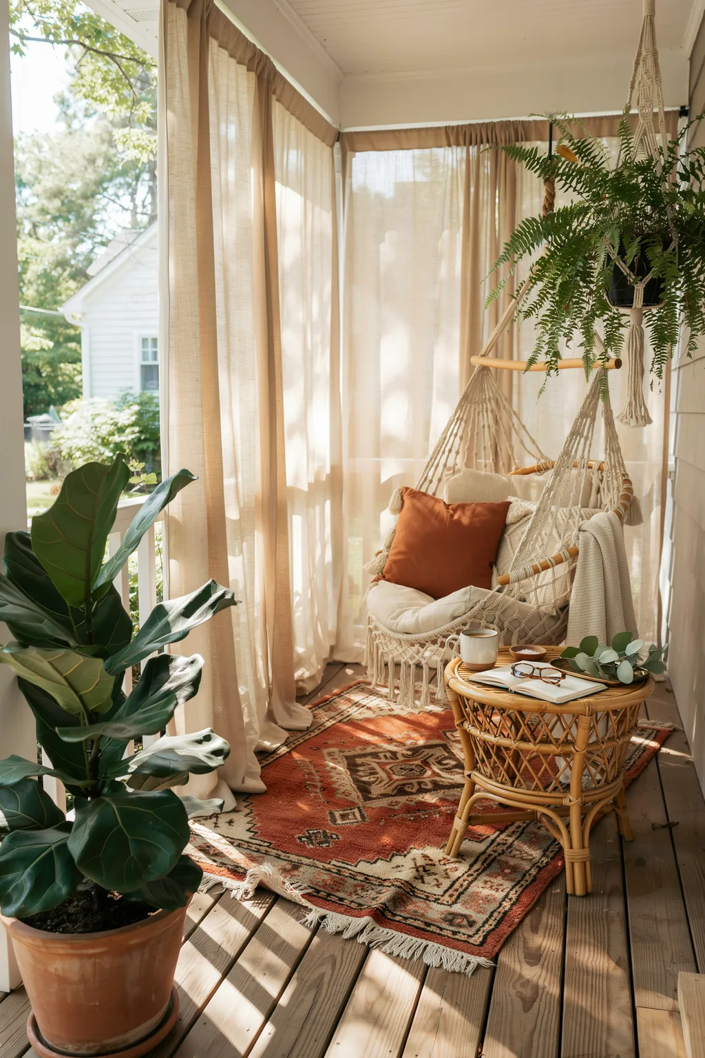 Style a Porch with a Hammock Chair