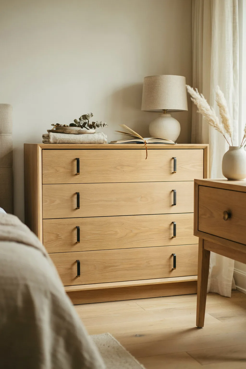 Swap out hardware on furniture