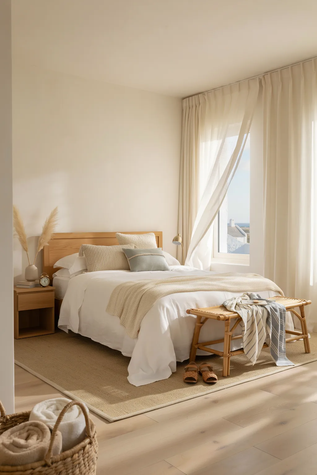 Switch to White or Cream Bedding