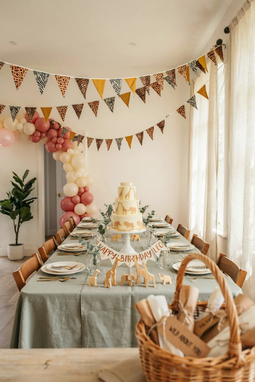 Themed Bunting Matched to Your Party Style