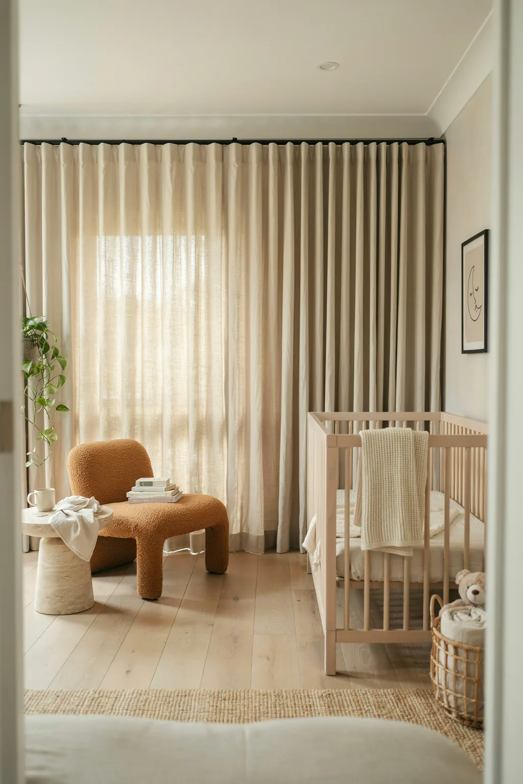 Use Curtains to Add Height