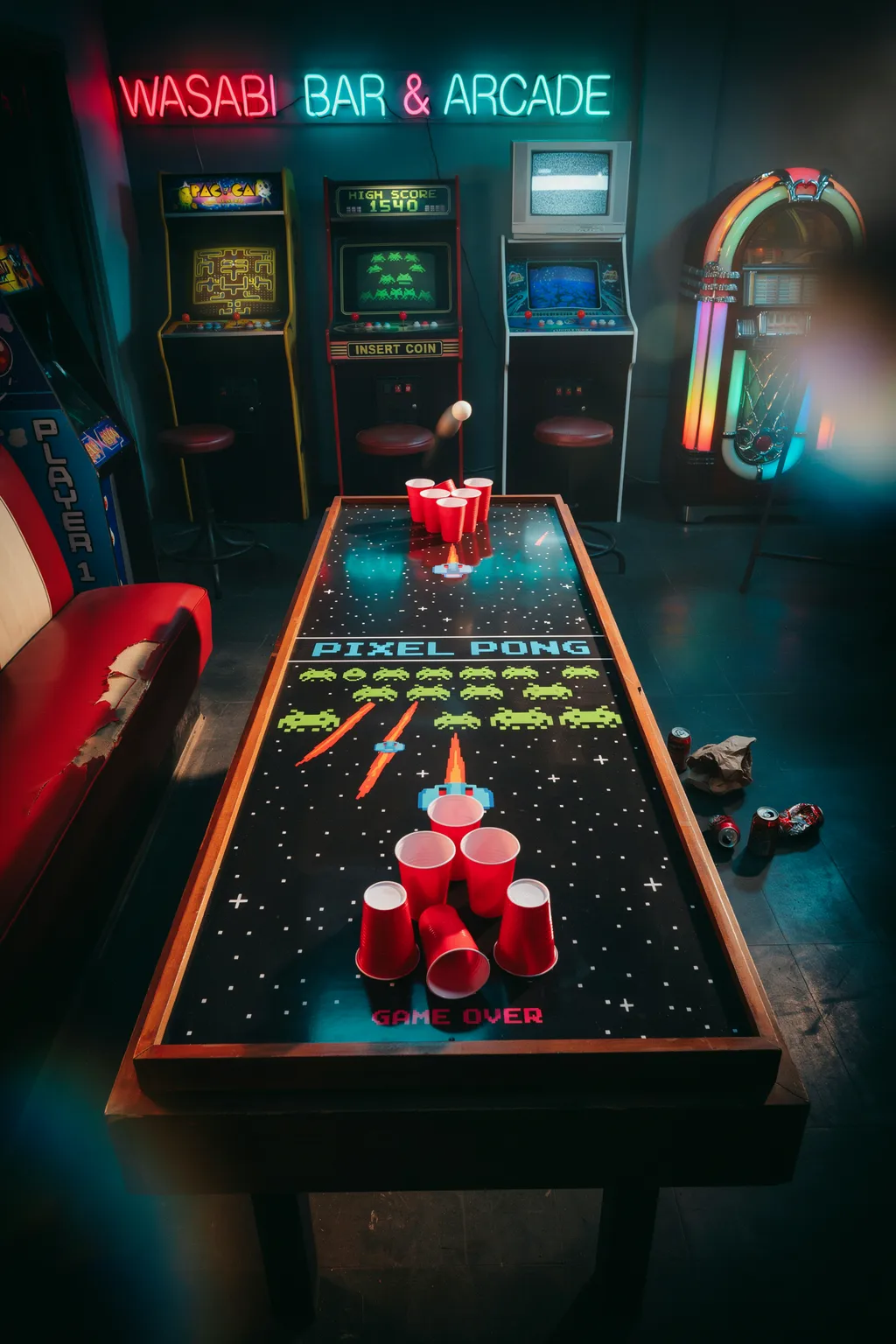 Vintage Arcade Table