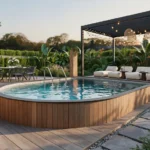 above ground pool ideas with deck
